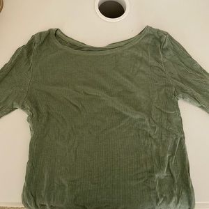 Green Lightweight Long Sleeve Shirt